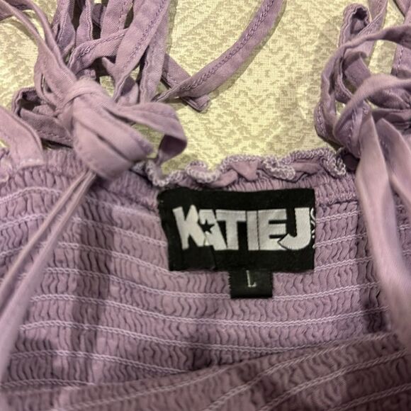 Katie J NYC Girls Purple Tank Top and Skirt Matching Set - Picture 5 of 9